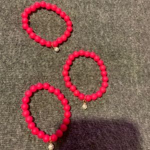 Care,beauty,love& kindness energy pink bracelet